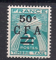 REUNION   TAXE    N°  37  NEUF **  SANS TRACES DE CHARNIERES - Postage Due