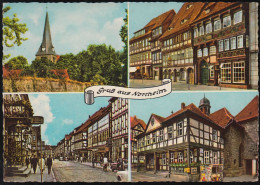 D-37154 Northeim - Alte Ansichten - Marktplatz - Breitestraße - Fachwerkhäuser - Northeim