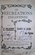 Les Récréations Enfantines  > Partition Musicale Ancienne >Voir Aussi La Rubrique  Delcampe 18607 > Réf: 2/04/2023 - Chant Soliste