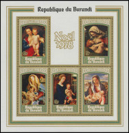 BL105**(820/824) - Noël / Kerstmis / Weihnachten / Christmas - 1978 - BURUNDI - Ongebruikt