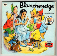 Germaine Et Marcel Bouret - Livre-disque 33 T 17 Cm Blancheneige (1968) - Speciale Formaten