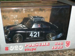 BRUMM - S 020 PORSCHE 356 RALLY MONTECARLO  1952    AVEC SA BOITE Scala 1/43 - Brumm