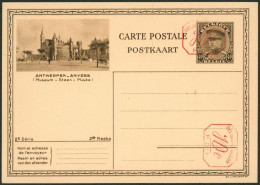 EP Au Type Carte Illustrée 40ctm Brun Képi "2e Série" (SBEP N°10M2 Vue N°1 Anvers) / Neuf, P011 X2 ! - Postcards 1934-1951