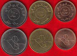 Iraq Set Of 3 Coins: 25 - 100 Dinars 2004 UNC - Iraq