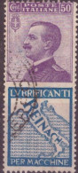 Italia 1924 Pubblicitari UnN°14 50c "Reinach" (o) Vedere Scansione - Reklame