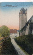 KAUFBEUREN - ALTE STADTMAUER MIT FÜNFKNÖPFIGEM TURM - CARTOLINA FP SPEDITA NEL 1928 - Kaufbeuren