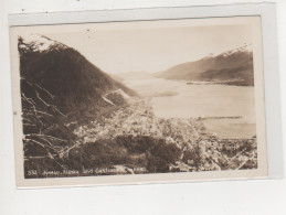 Antike Postkarte  ECHTFOTO 332" JUNEAU, AND GASTINEAU CHENNEL - Juneau