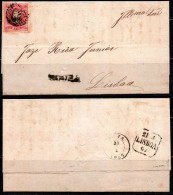 CA669- COVERAUCTION!!!- PORTUGAL - KING LUIZ. SC#: 20 - FOLDED LETTER MOURA 20-04-1867 TO LISBOA 21-04-67 - Lettres & Documents