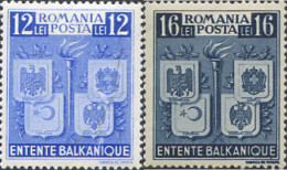 166427 MNH RUMANIA 1940 ENTENTE BALKANICA - Autres & Non Classés