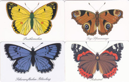 Germany 4 Phonecards Chip - - - Butterfly - Farfalle