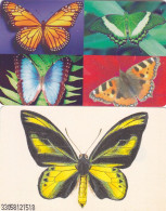 Germany 2 Phonecards Chip - - - Butterfly K 390/93, KD 03/02 - Butterflies