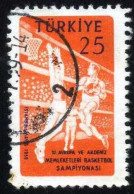 Türkiye 1959 Mi 1626  European Basketball Games - Oblitérés