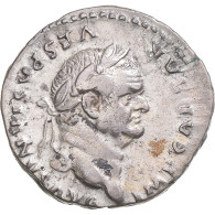 Monnaie, Vespasien, Denier, 75, Rome, SUP, Argent, RIC:777 - La Dinastia Flavia (69 / 96)
