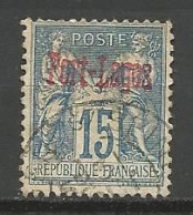 PORT-LAGOS N° 3a Surcharge Rouge OBL - Used Stamps