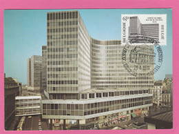 Carte Maximum - Belgique - 1976 - Centre Administratif Des P.T.T. - Journée Du Timbre - 1971-1980