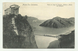 MONTE SAN SALVATORE - VISTA SUL LAGO DI LUGANO, MELIDE E MONTE SAN GIORGIO - NV FP - Lugano