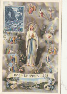 *** ERINOPHILIE *** LOURDES  Commemoration De L'apparition - Covers & Documents