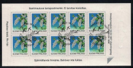 1997 Finland, Flowers, FD Stamped Sheet. M 1381. - Usati