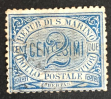 1877 - San Marino -  Cent 20 -  Used - Gebraucht