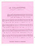 Buvard Le Calligraphe ( D'après L'Air De Cadet Roussel) - Papeterie