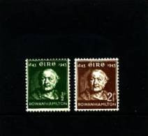 IRELAND/EIRE - 1943  DISCOVERY OF QUATERNIONS  SET  MINT NH - Neufs