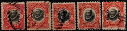 2464C - CANAL ZONE 1906-20 - SC#: 23, 32, 39, 47, 50 - USED - FERNANDEZ DE CORDOBA - Canal Zone