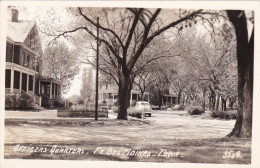 Iowa Fort Des Moines Officers Quarters Real Photo - Des Moines