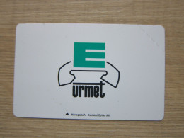Urmet Test/trail Phonecard, Mint - Tests & Servicios