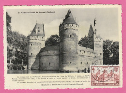 Carte Maximum - Belgique - 1951 - Château De Beersel (Brabant) - 1951-1960