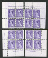 Canada MNH PB's 1953 Karsh Portrait - Unused Stamps