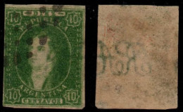 2483D - ARGENTINA - 1864-1867 - SC#: 9 - USED - IMPERFORATE- SOLD AS IS - Oblitérés