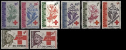 CONGO 1963 100TH ANNIVERSARY OF RED CROSS COMPLETE SET MNH - Nuovi