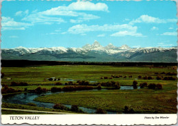 Idaho Teton Valley With Teton River In Background Seen From Teton Scenic Route 33 - Otros & Sin Clasificación