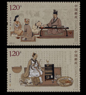 2022-24 China FAMOUS DOCTOR-ZHANG ZHONGJING STAMP 2V - Used Stamps