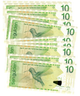 Netherlands Antilles 10x 10 Gulden 2003 UNC - Niederländische Antillen (...-1986)