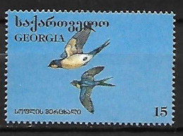 Georgia - MNH ** 1996 :      Barn Swallow  -  Hirundo Rustica - Hirondelles