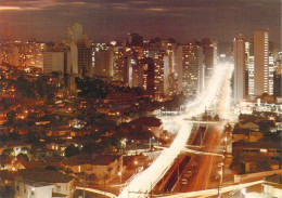 Belo Horizonte - Vue Nocturne Sur L'Avenue Afonso Pena - Belo Horizonte