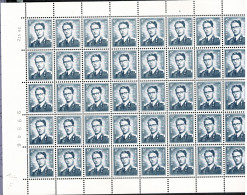 1958  Bloc De 40 Van/de 8Fr : Type 1967 1071 F **   : Type Marchand Roi Baudouin /koning Boudewijn - ....-1960