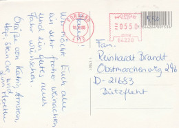 Norwegen Postkarte Mit Freistempel 1995 Forsand God Jul - Covers & Documents