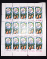 RUSSIA MNH1981 Space Research On Complex "Soyuz T-4" - "Salyut-6"  Mi 5122-23 - Full Sheets