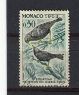 MONACO - Y&T N° 588° - Oiseau - Etourneau - Gebruikt