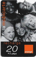 Reunion - Orange - Faces, Exp.12.2005, GSM Refill 20+1€, Used - Reunion