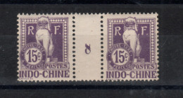 Indochine  _ 1Millésimes Taxe  15c (1908) N°9 Neuf - Neufs