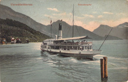 SUISSE - Vierwaldstättersee - Salondampfer - Carte Postale Animée - Wald