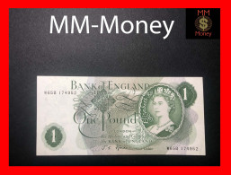 United Kingdom - England - Great Britain  1 £  1977   P. 374  "sig. J.S. Fforde"    AU - 1 Pound