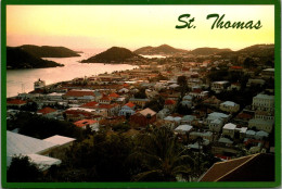 St Thomas Charlotte Amalie At Dusk - Jungferninseln, Amerik.