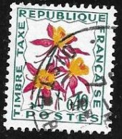 TAXE  -  TIMBRE N° 100   -   FLEURS DES CHAMPS  -    OBLITERE  -  1965 - 1960-.... Used