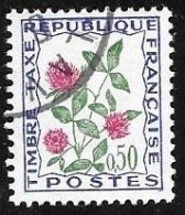 TAXE  -  TIMBRE N° 101   -   FLEURS DES CHAMPS  -    OBLITERE  -  1965 - 1960-.... Afgestempeld