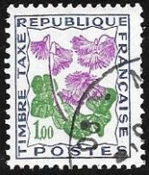 TAXE  -  TIMBRE N° 102    -   FLEURS DES CHAMPS  -    OBLITERE  -  1965 - 1960-.... Afgestempeld