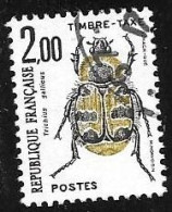 TAXE  -  TIMBRE N° 107     -   INSECTES  -     OBLITERE  -  1982 - 1960-.... Afgestempeld